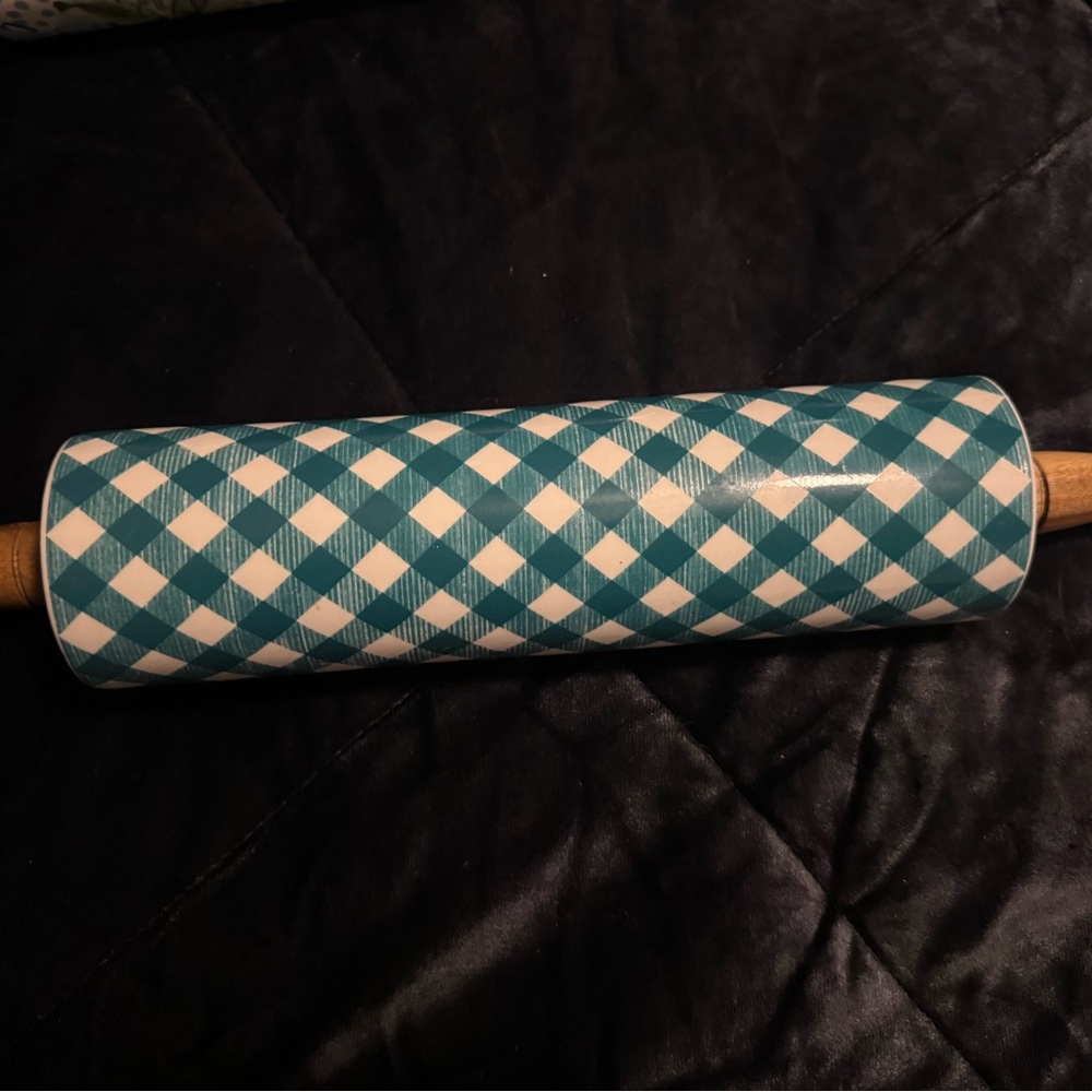 The Pioneer Woman Blue and White Rolling Pin